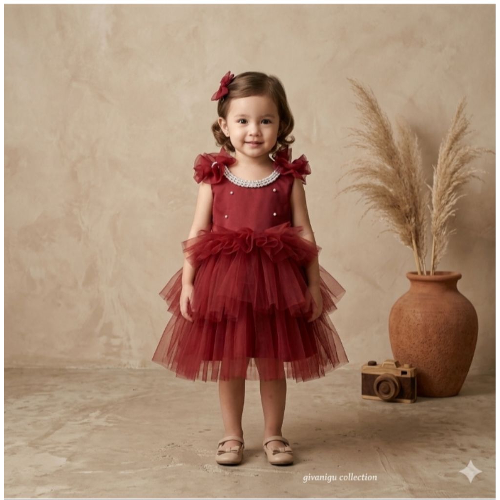 gaun pesta anak cantik mewah and elegan