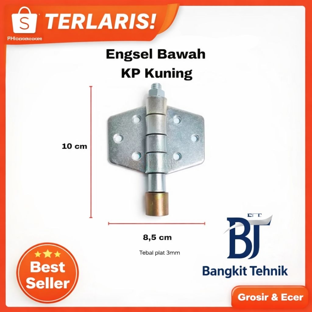 Engsel Bawah Kuning ( Hasky ) Kupu Kecil