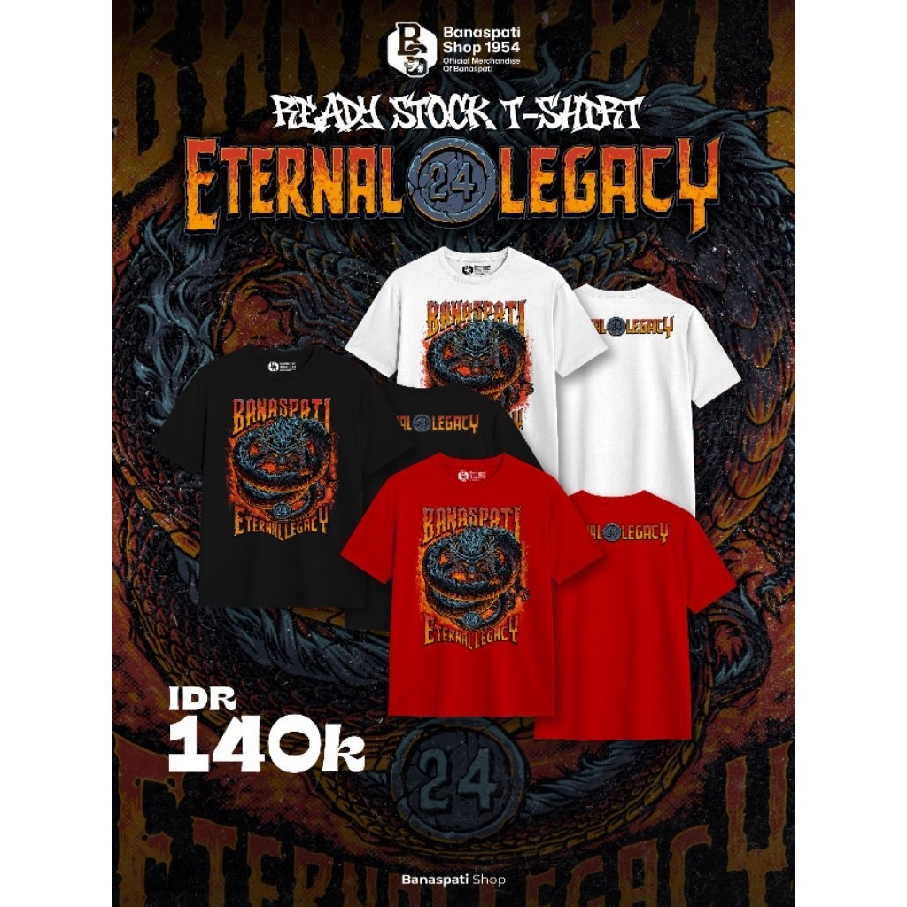 T-shirt Anniversary Banaspati 24TH, Banaspati Eternal Legacy
