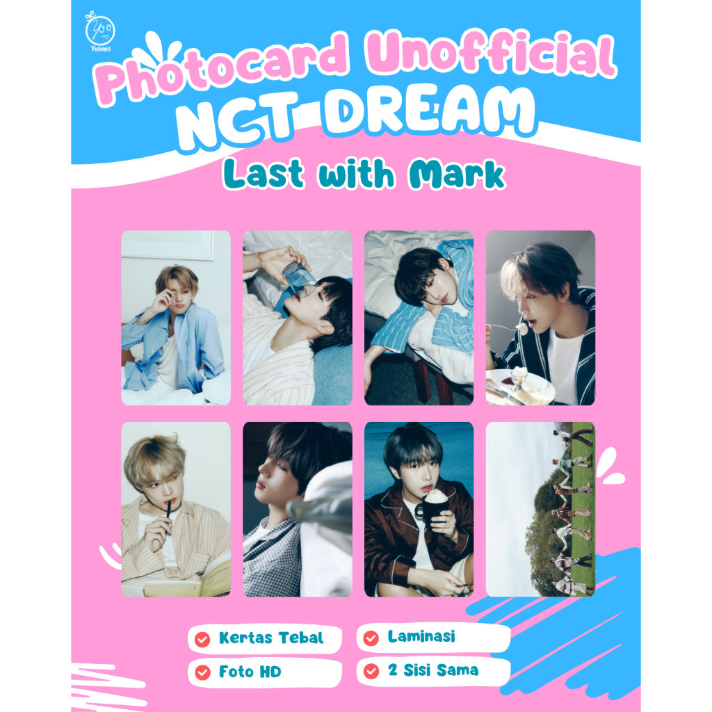 NCT DREAM [Still with Mark] Photocard Unofficial - Bisa untuk freebies, Foto Sesuai Gambar