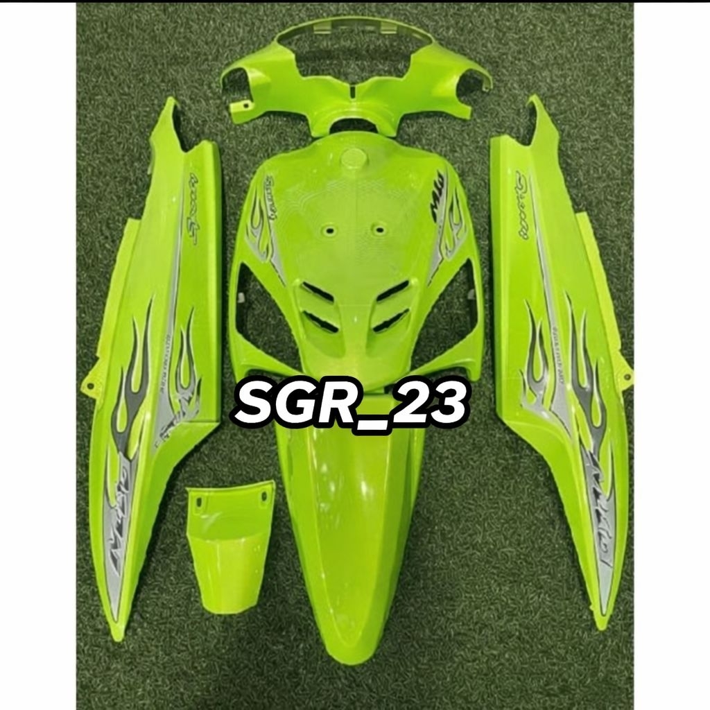 full body halus mio sporty hijau stabilo 5TL