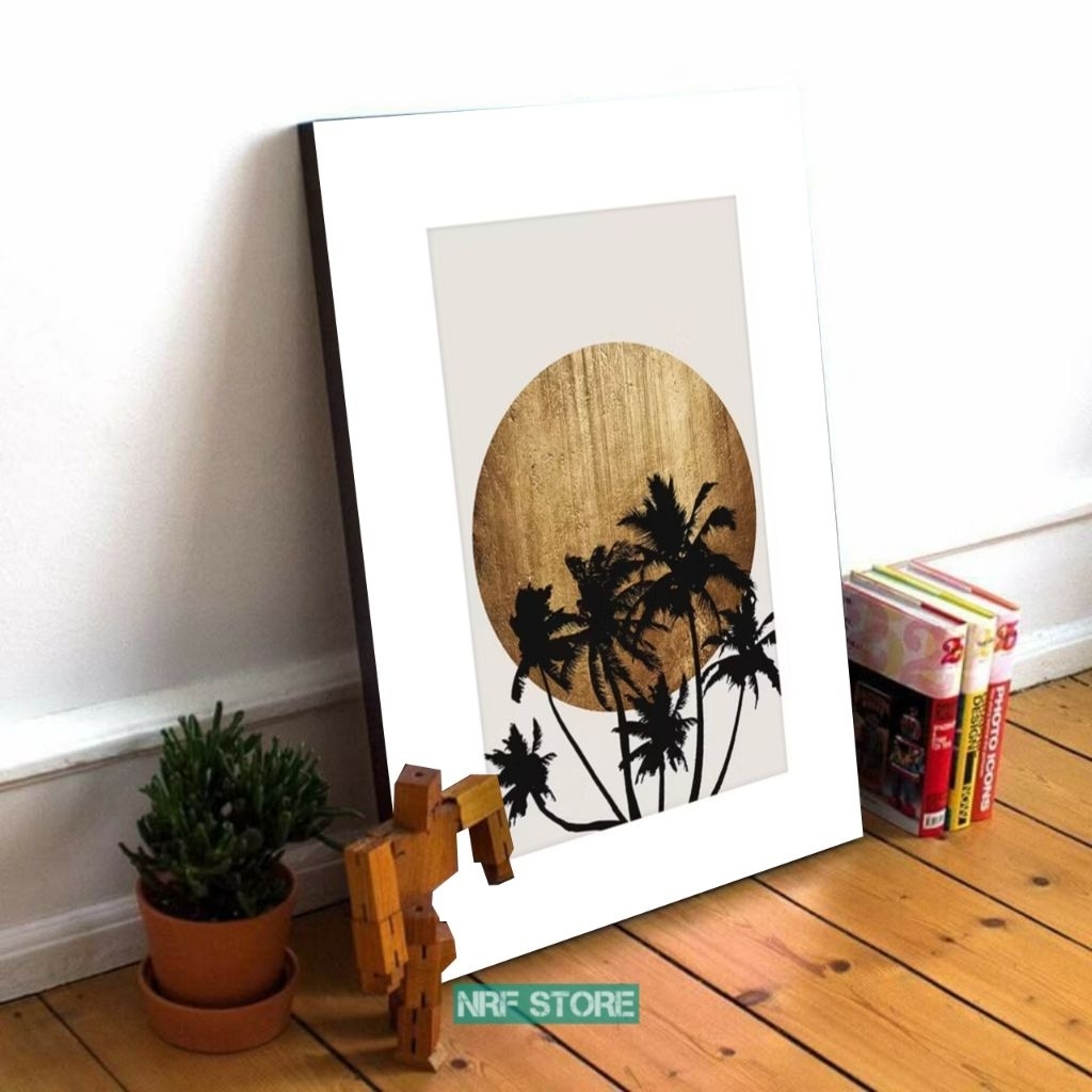 Poster dinding aesthetic minimalis Hiasan kamar cewek Pajangan Walldecor