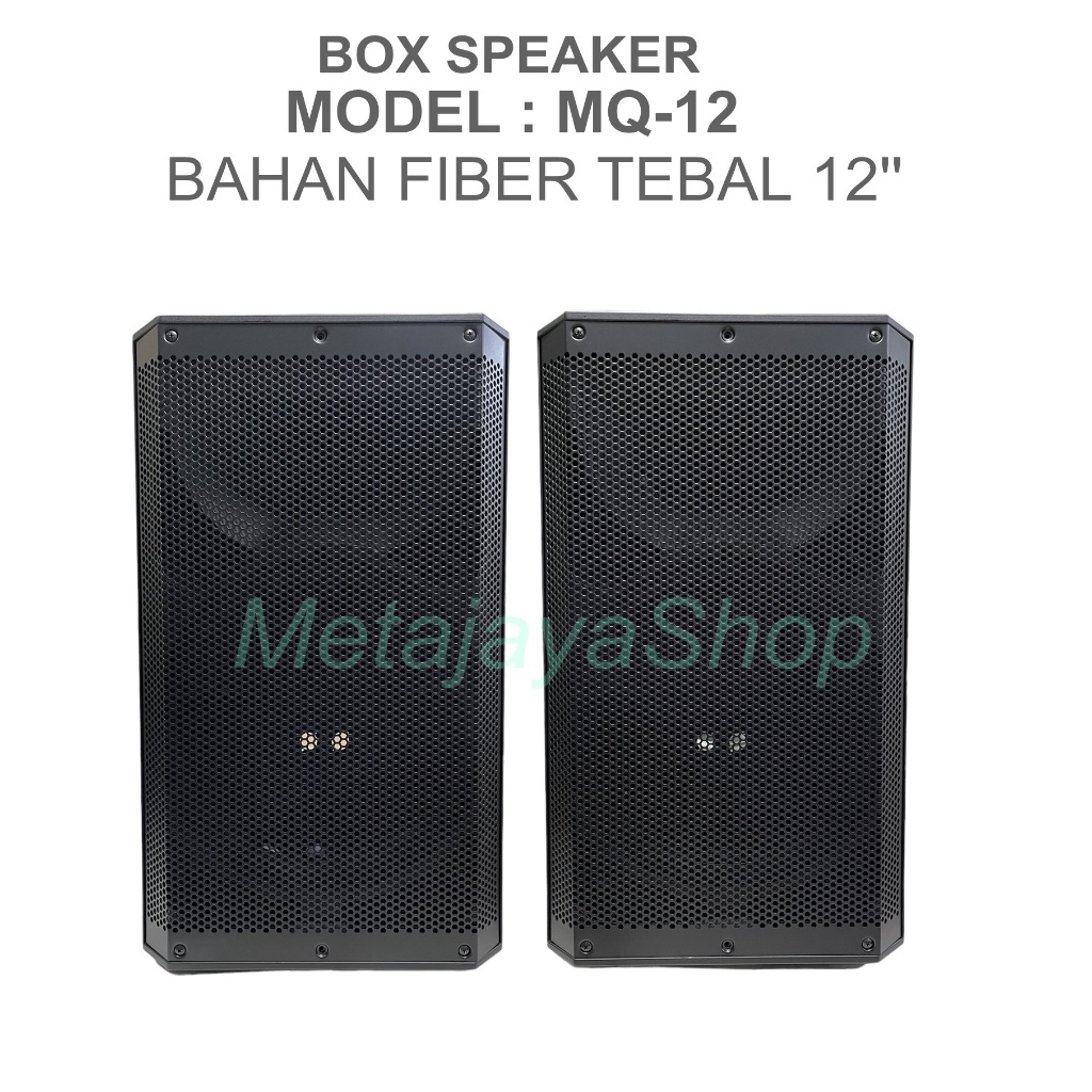 Box Speaker Kosongan Type MQ12-8 12 Inch Bahan Fiber