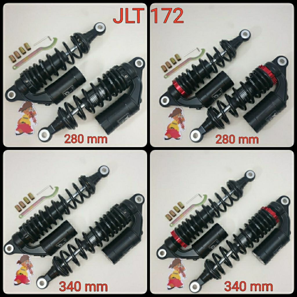 (Original YOKO) Shockbreaker RX King,Tiger,Supra,Shogun,Jupiter,Fizr Original YOKO Hanzo JLT 172 Mod