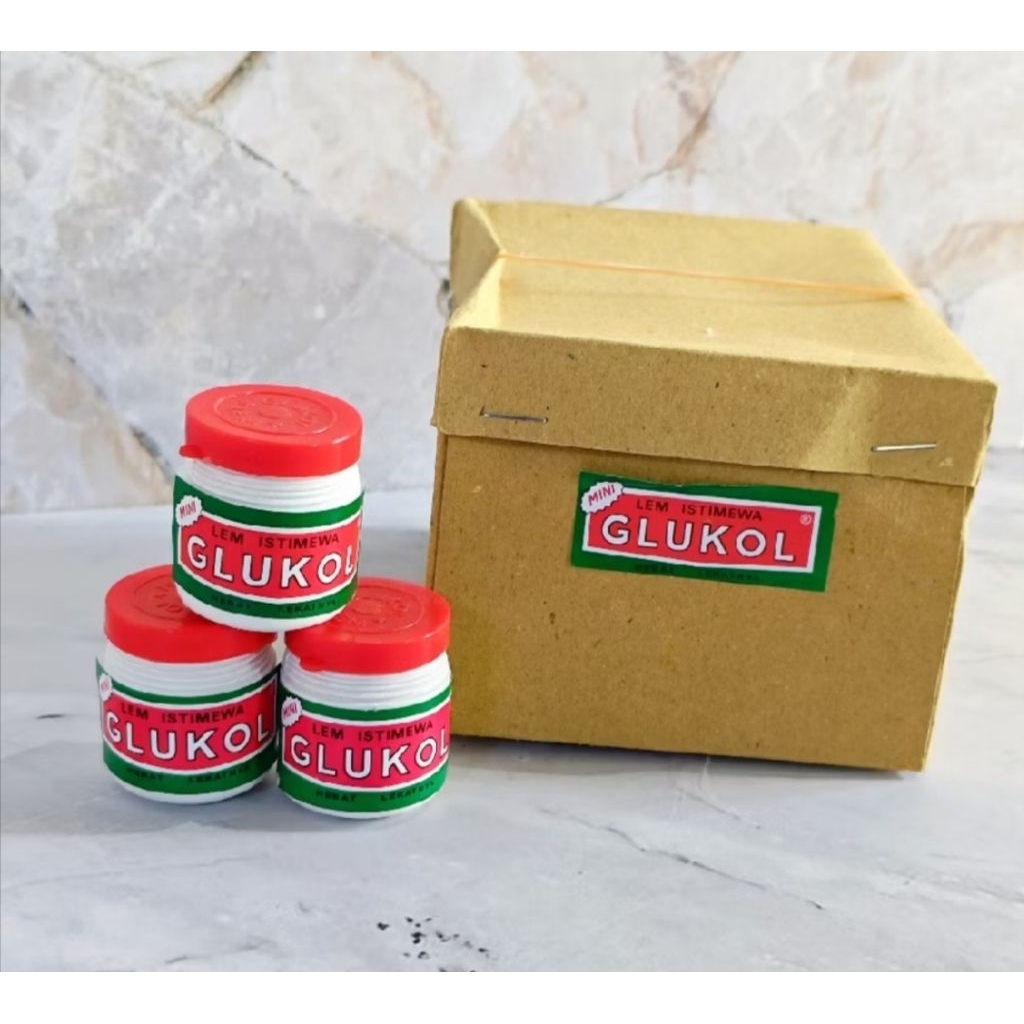 (24pcs) Lem Glukol Kecil / Lem Lengket mini