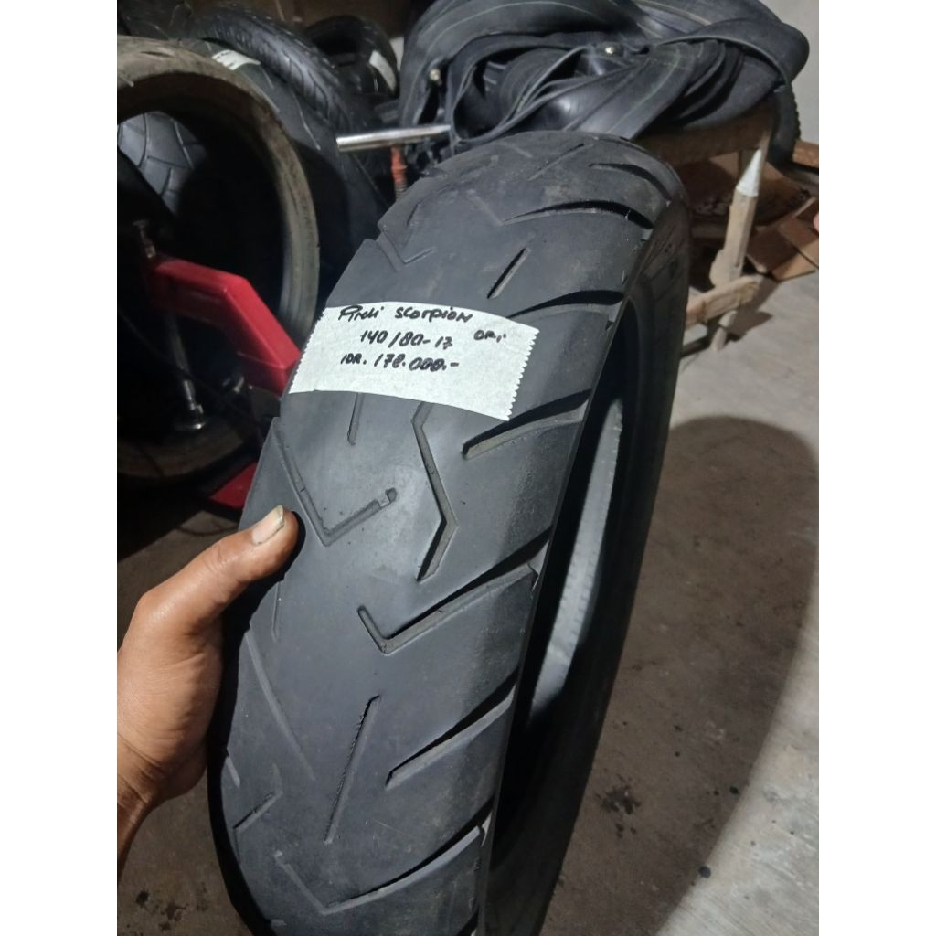 ban tubles 140/80-17 bermacam merek