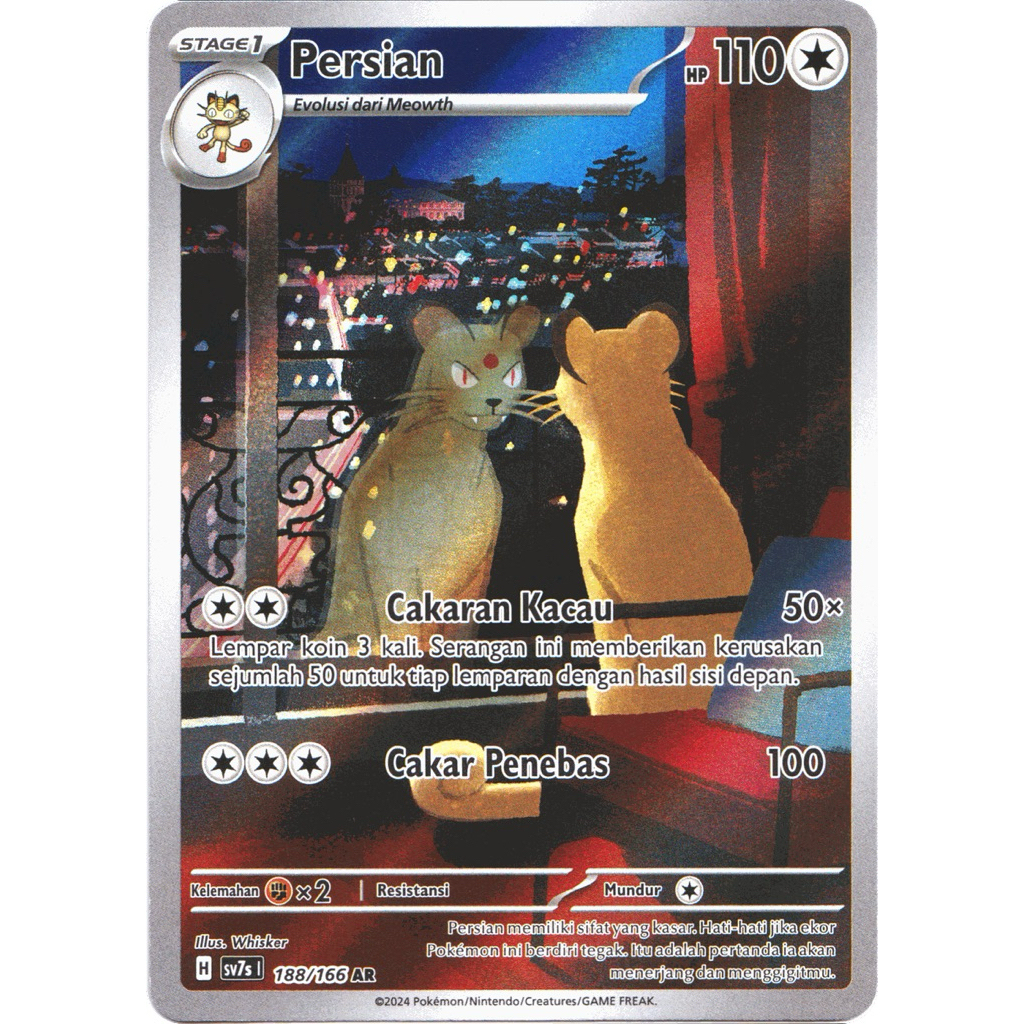 Persian #188 AR Bimbingan Rasi - Kartu Pokemon TCG Original Indonesia