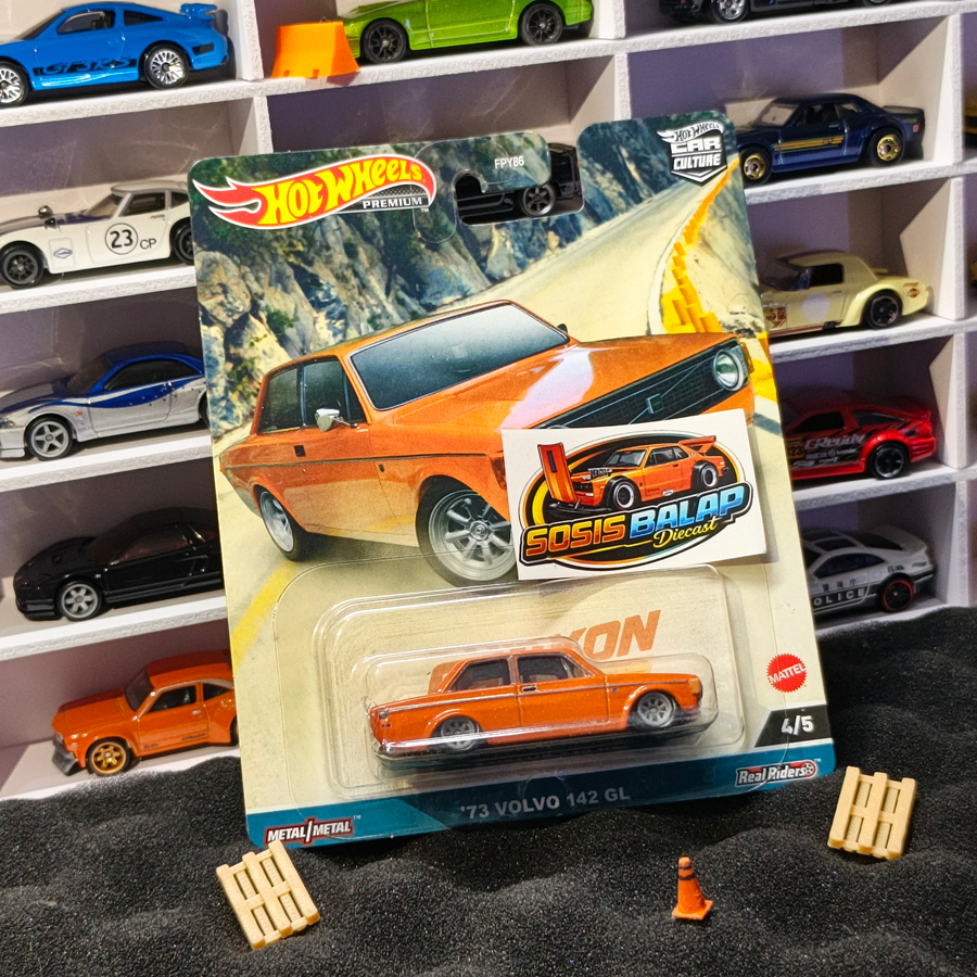HOTWHEELS PREMIUM '73 VOLVO 142 GL