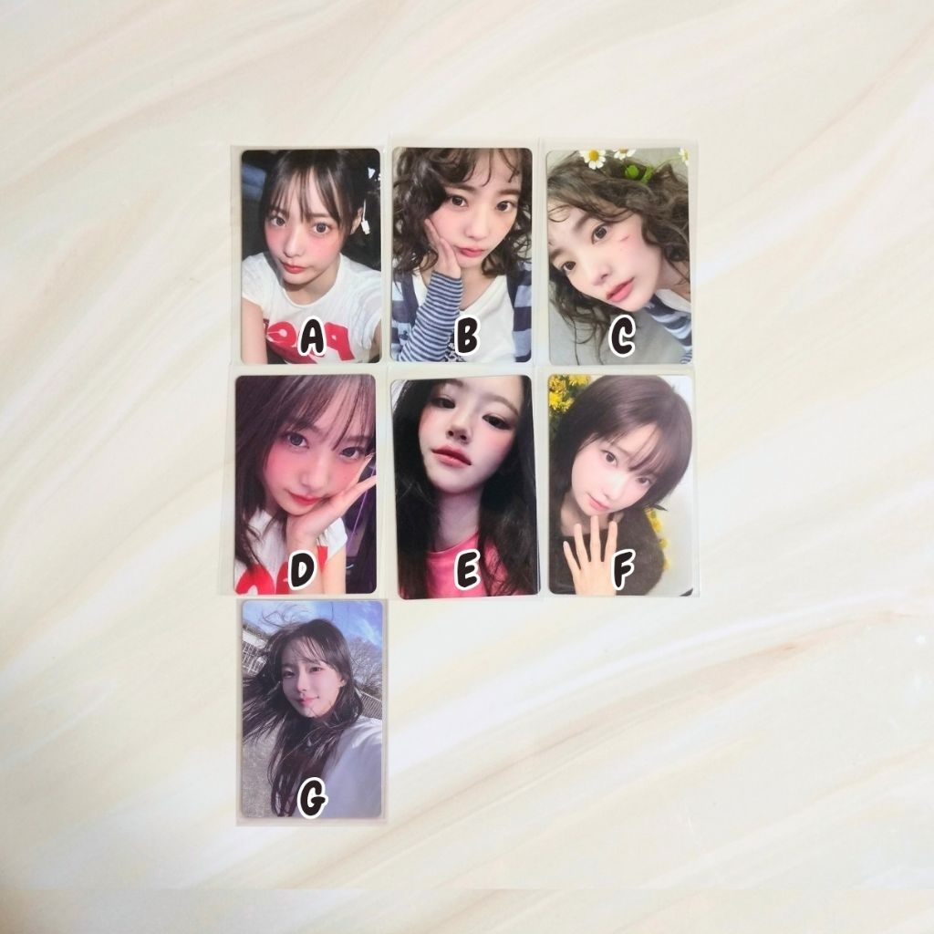 Qwer Photocard Official chodan magenta hina siyeon off album pc MC rockation concert harmony from di