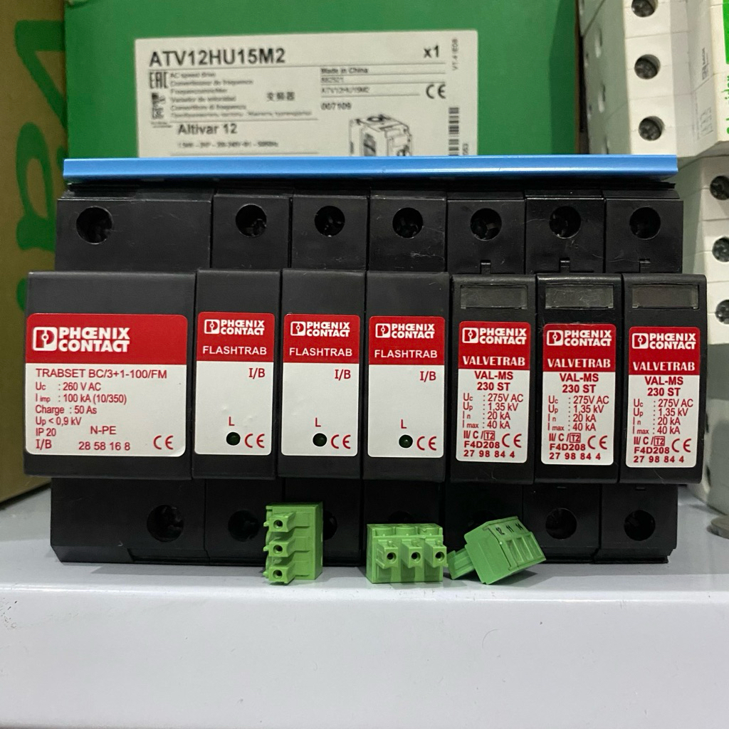 Arester arrester phoenix trabset 7pole penangkal petir trapset phoenix