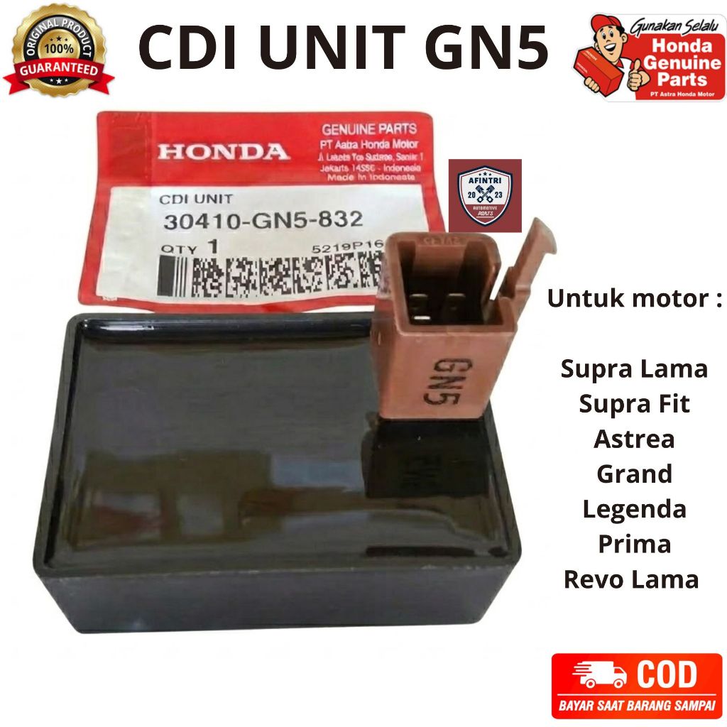 Original AHM Cdi Unit Untuk Honda Supra Lama Supra Fit Astrea Grand Legenda Prima Revo Lama