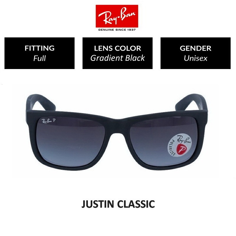 Kacamata Ray-Ban Justin RB4165 Polarized Lens