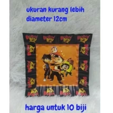 piring kue ulang tahun krakter boboiboy