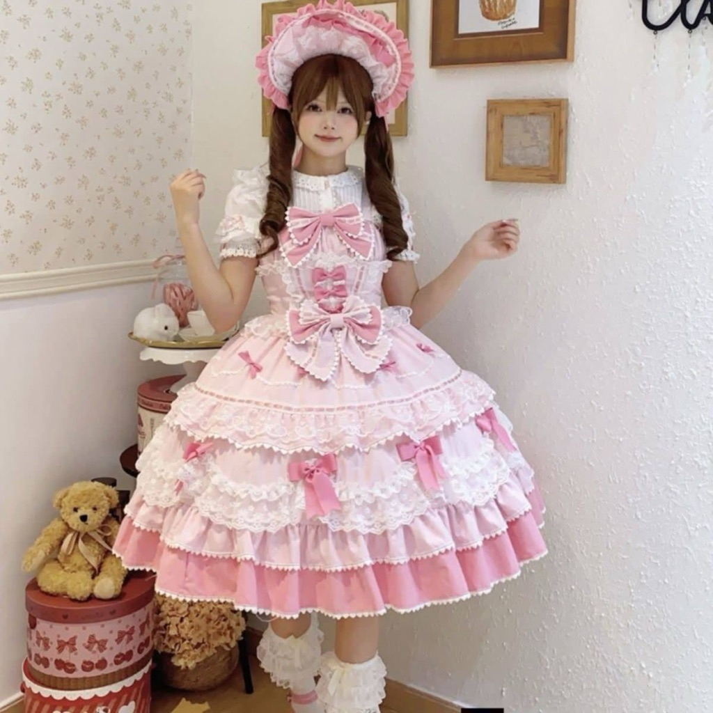 [PRE-ORDER] Lolita Dress Set Brooch Cute