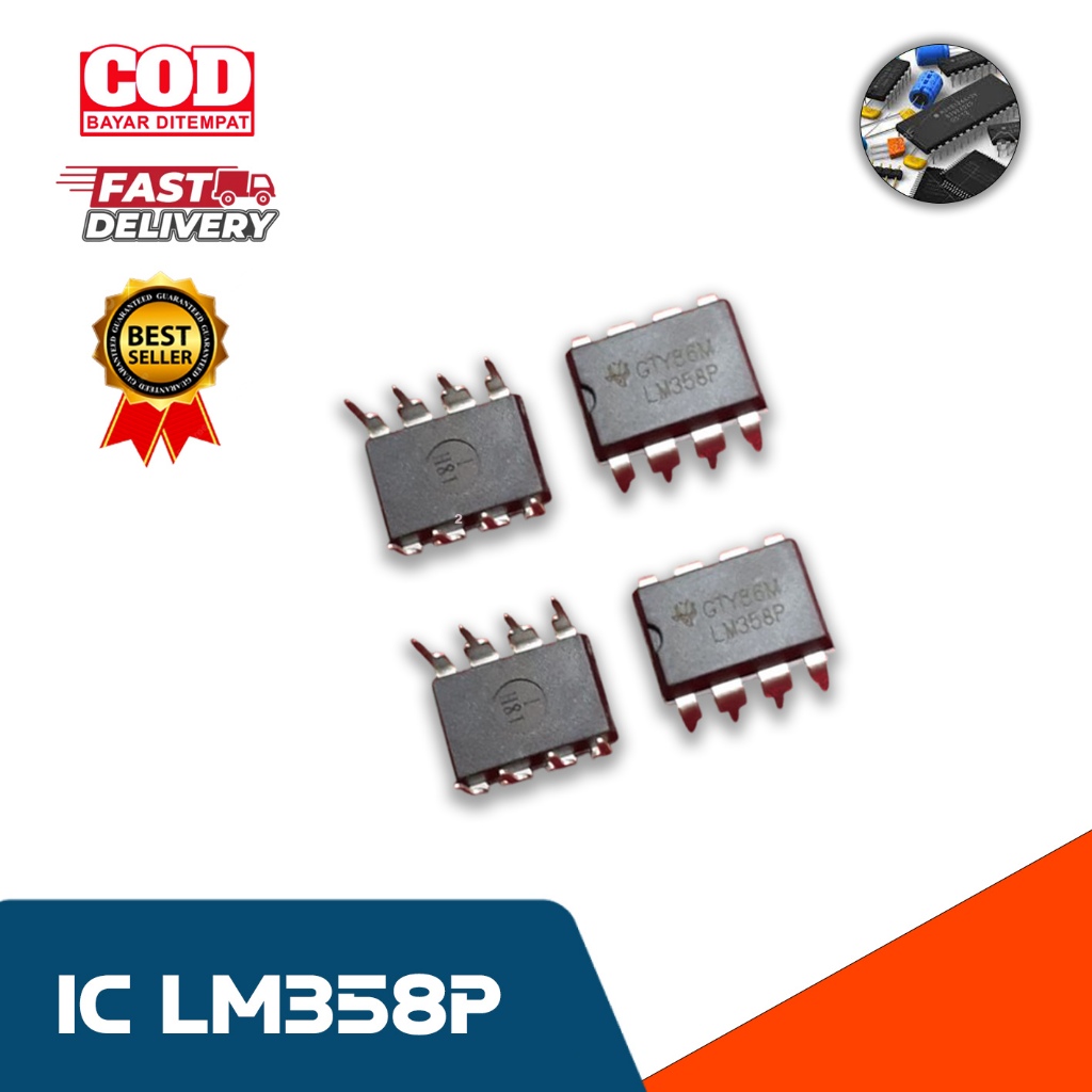 IC LM358P / LM358P LM 358 LM358 P DIP8 ( 10 biji )