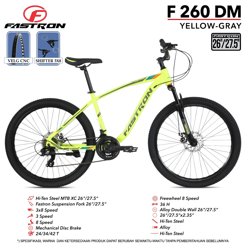 Fastron 260 DM MTB 27,5 Inch  BY PACIFIC TERBARU