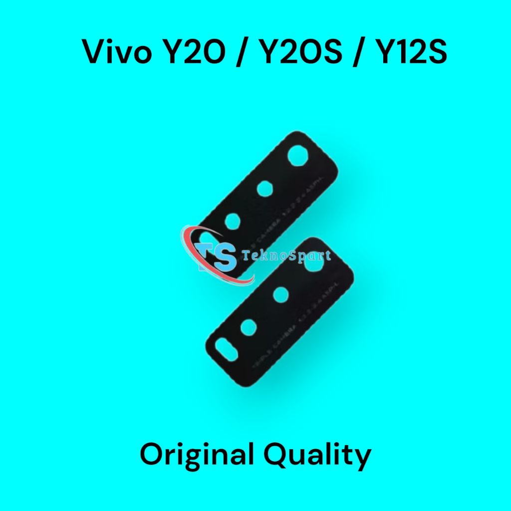Lensa Kamera / Kaca Kamera hp Vivo Y20 / Y20S / 12S Kualitas Original