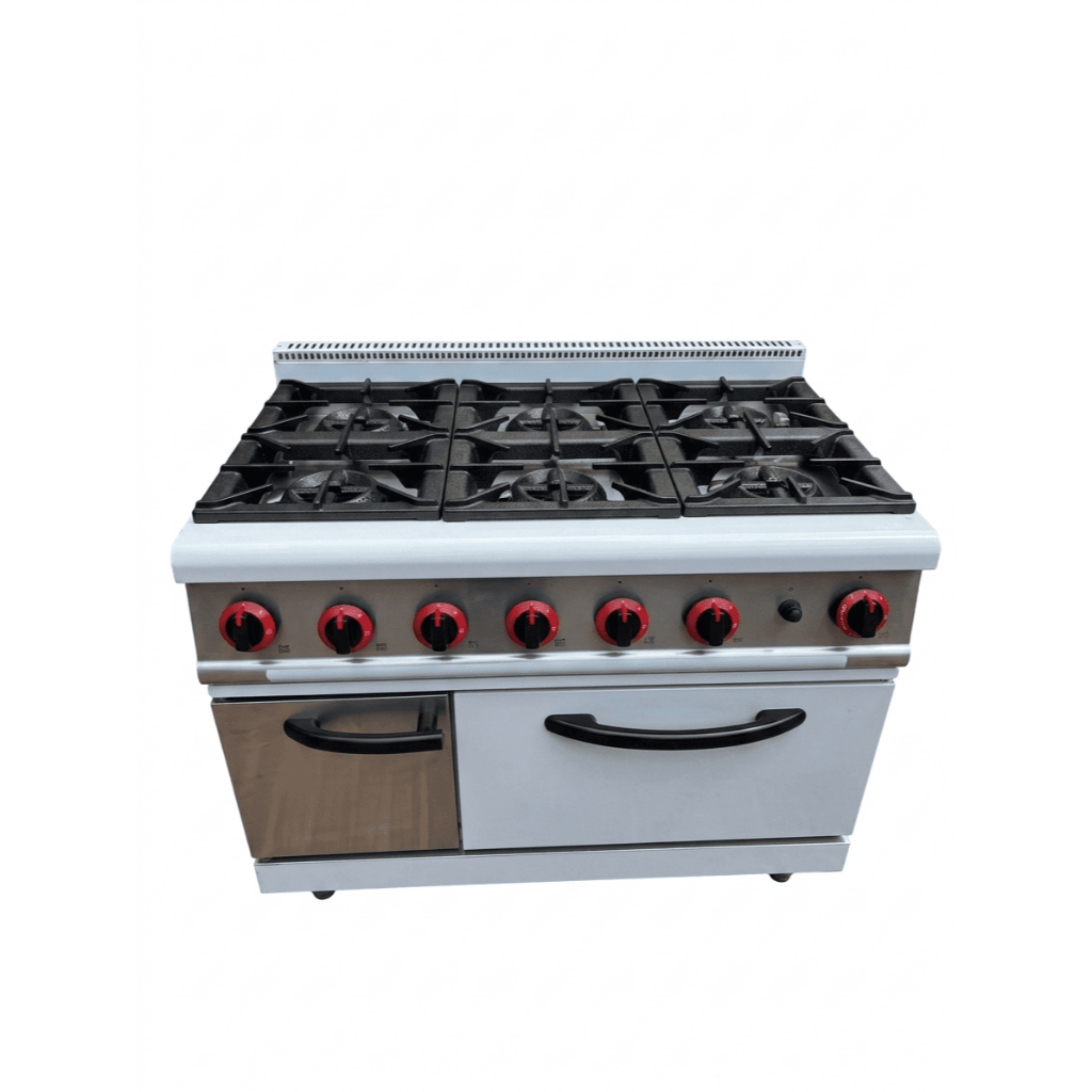 Kompor gas 4 & 6 tungku with oven/ Gas range 4 & 6 burner with oven - BWE ROYALSTAR