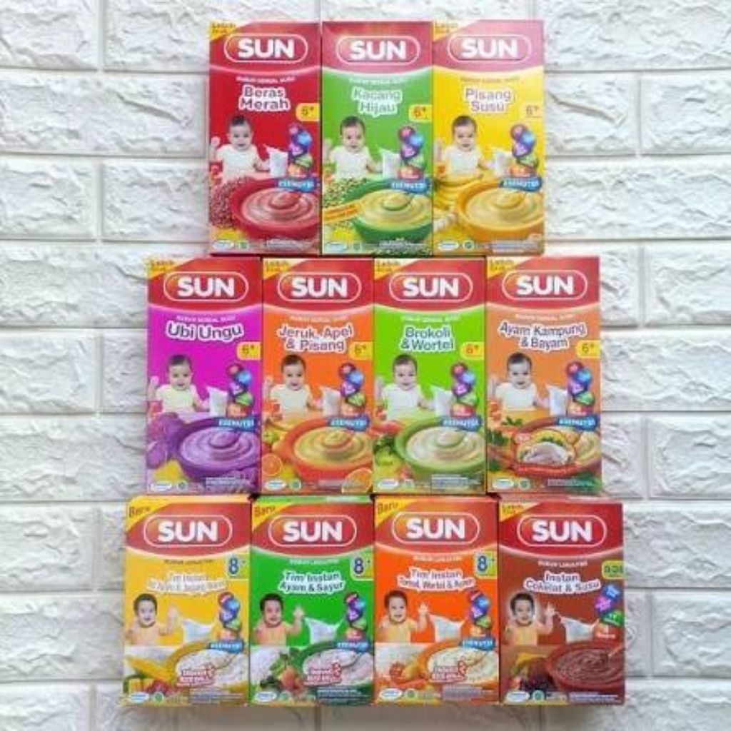 SUN BUBUR BAYI 6 BULAN KE ATAS 6+