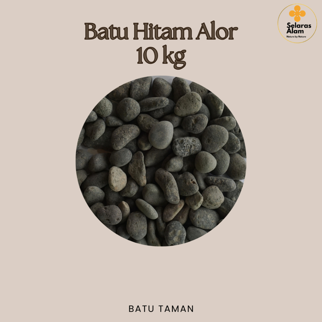 BATU ALOR HITAM / BATU TAMAN / BATU TAMAN 10 KG