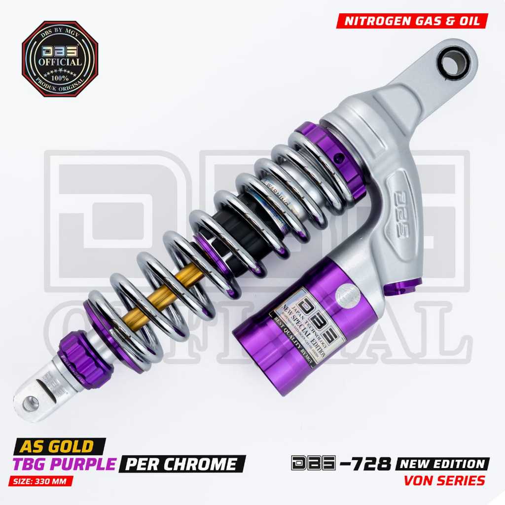DBS 728  Series Shock Belakang Mio Beat Scoopy Genio Fazzio VarioFi Vario125/150 Xeon MioM3 Soul Gt