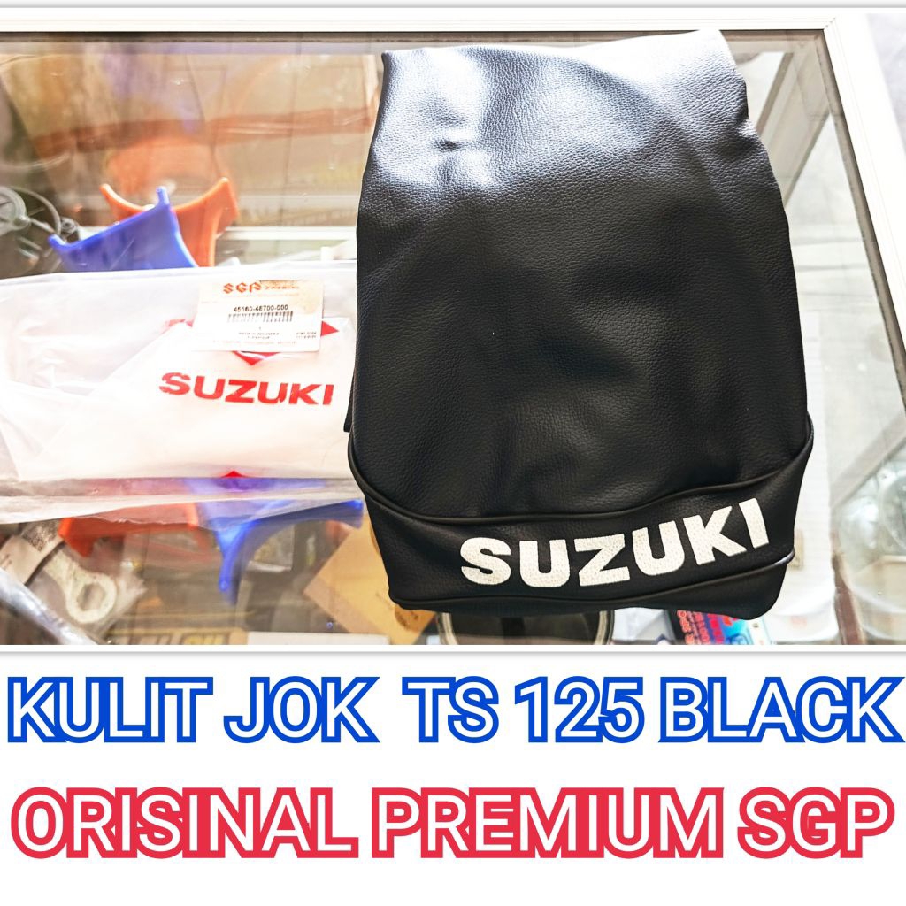 Kulit Jok / Cover Jok TS 125 ORISINAL PREMIUM SGP BLACK