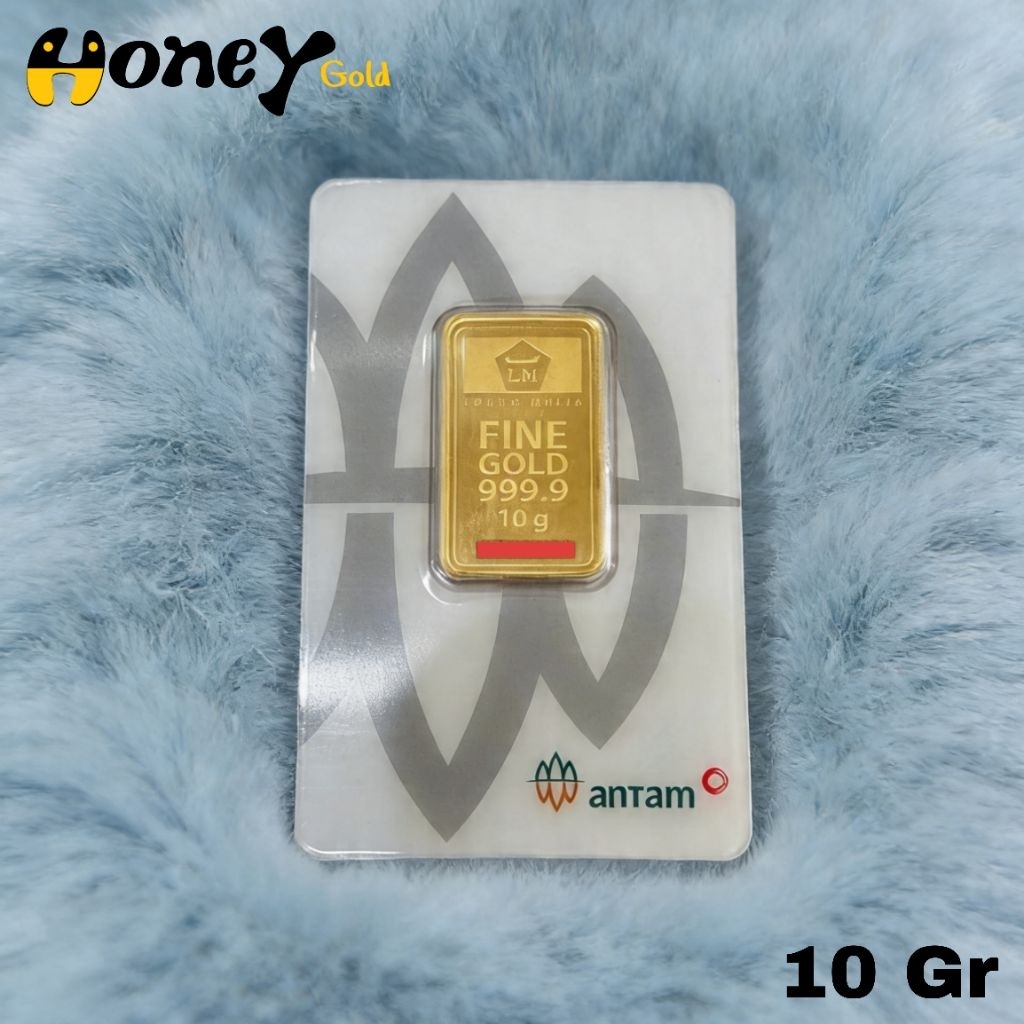 Emas ANTAM 10 gram Asli 100% (Certicard)