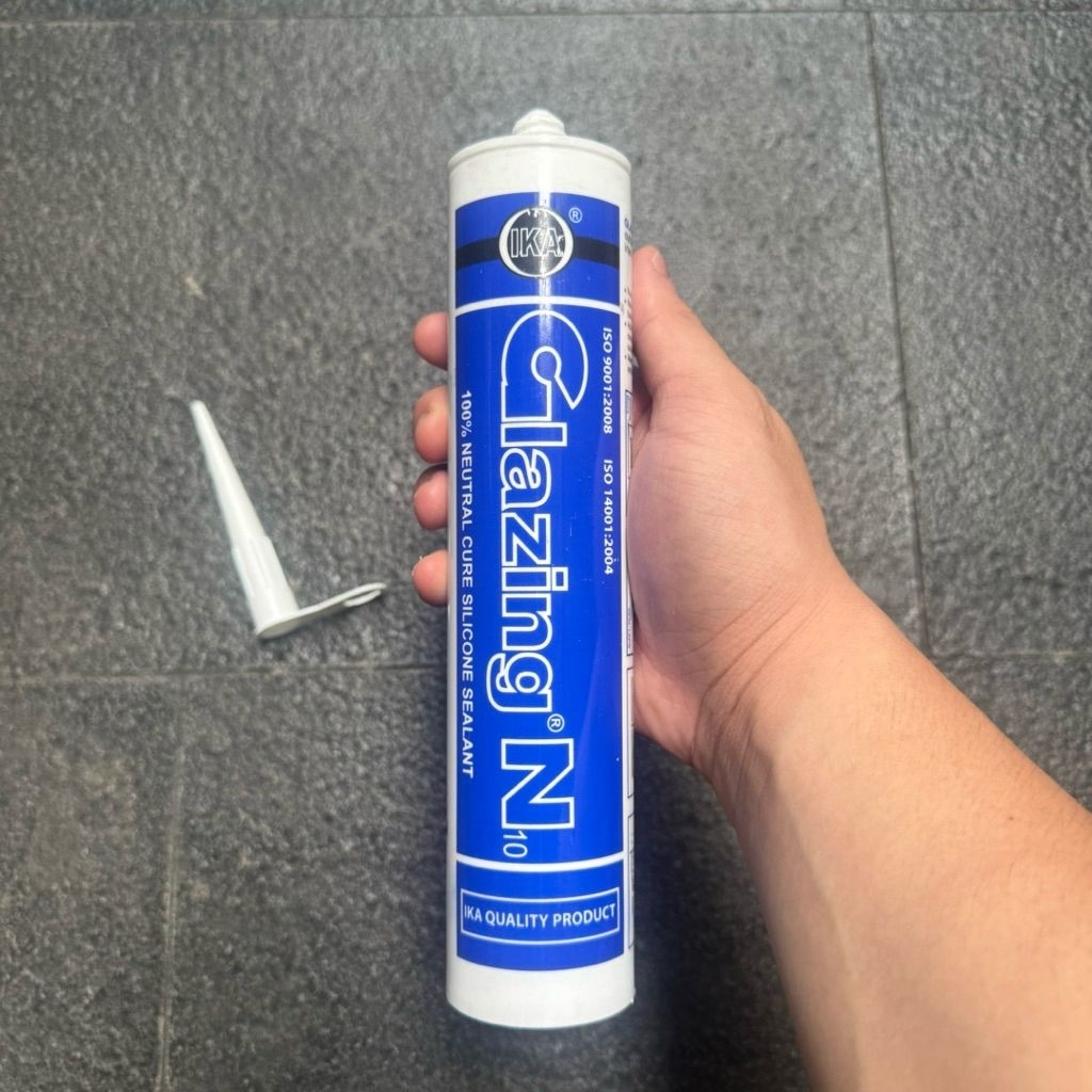 IKA Glazing N10 Silicone Sealant Logam Kayu