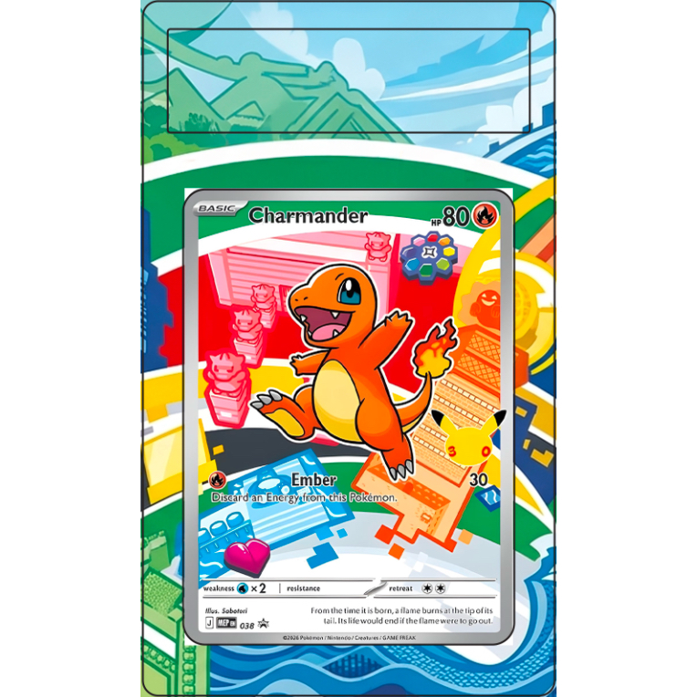 Charmander #38 Pokemon Promo (Custom Extended Art)