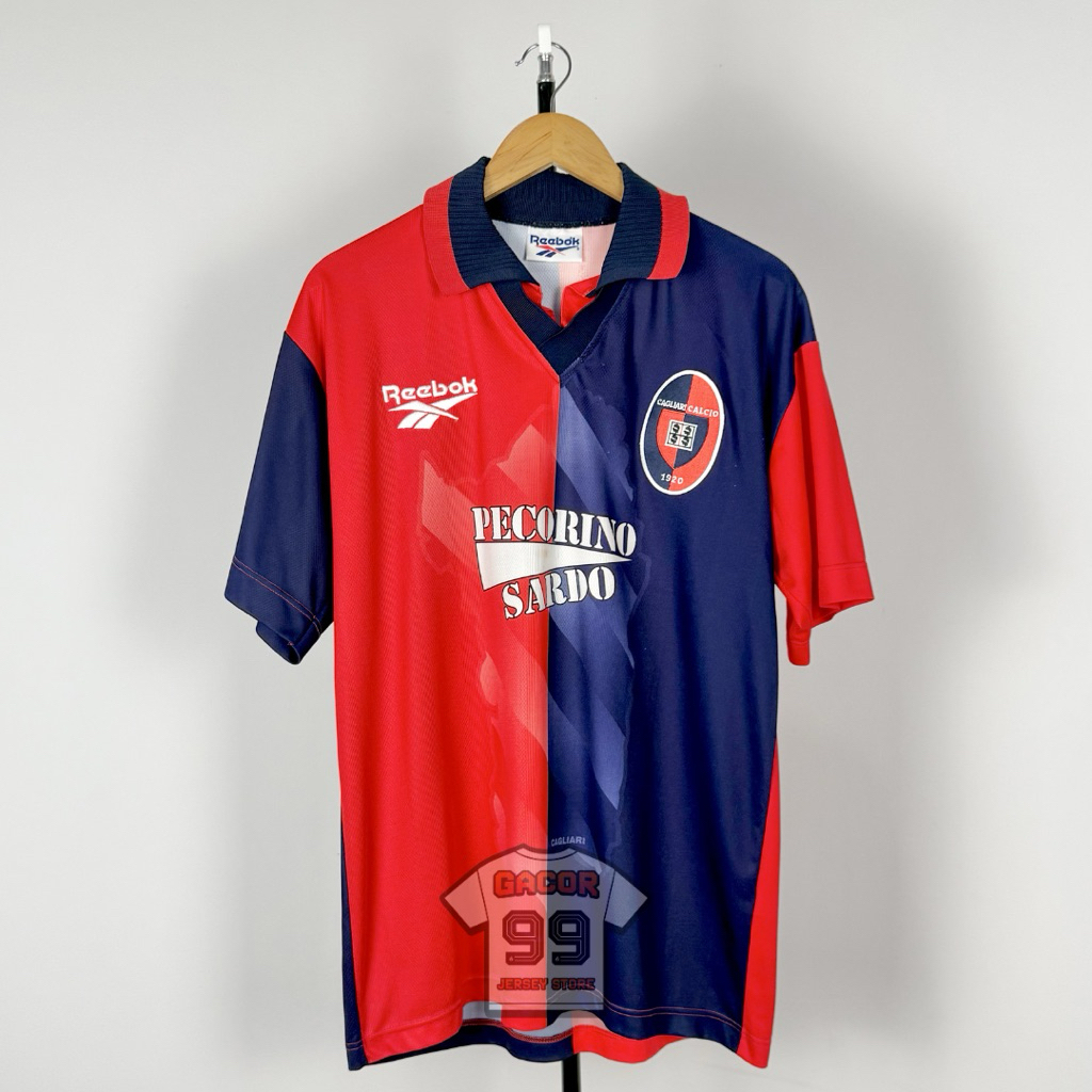 Cagliari 96/98 Home Jersey Original - Size L/XL