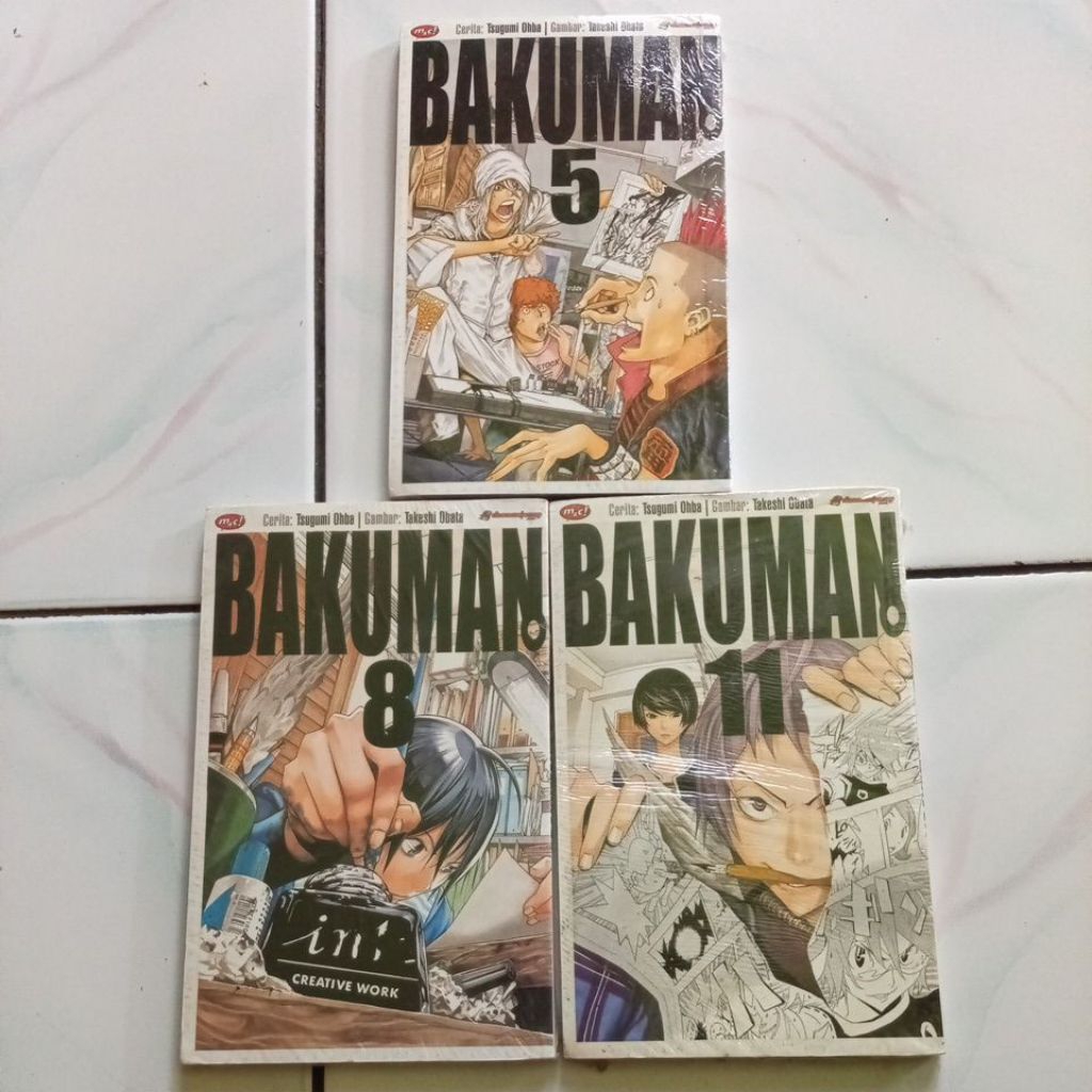 KOMIK BAKUMAN,ORIGINAL SEGEL