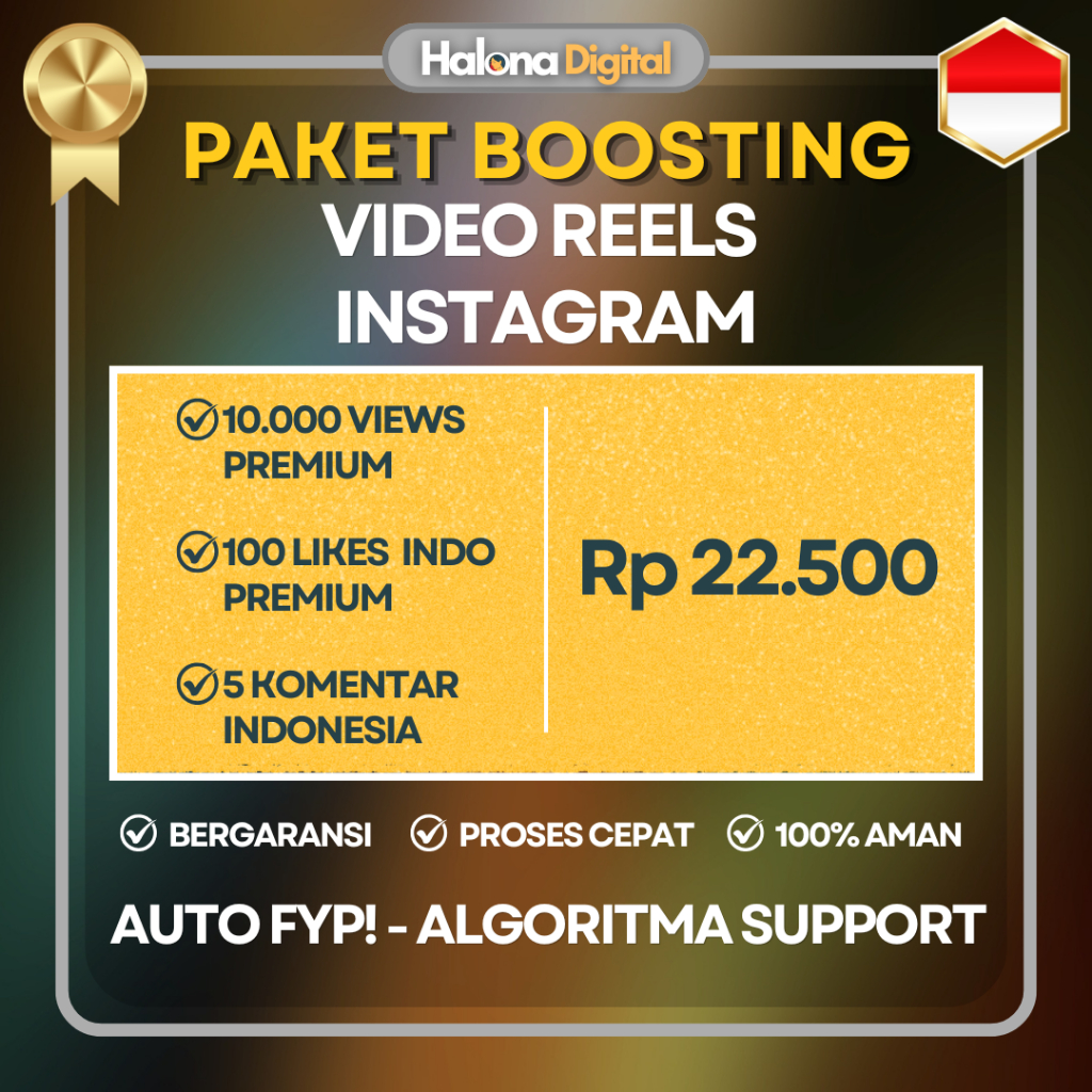 PAKET INSTAGRAM LIKE INDONESIA VIEWS REELS DAN KOMENTAR REAL AKTIF - TERMURAH