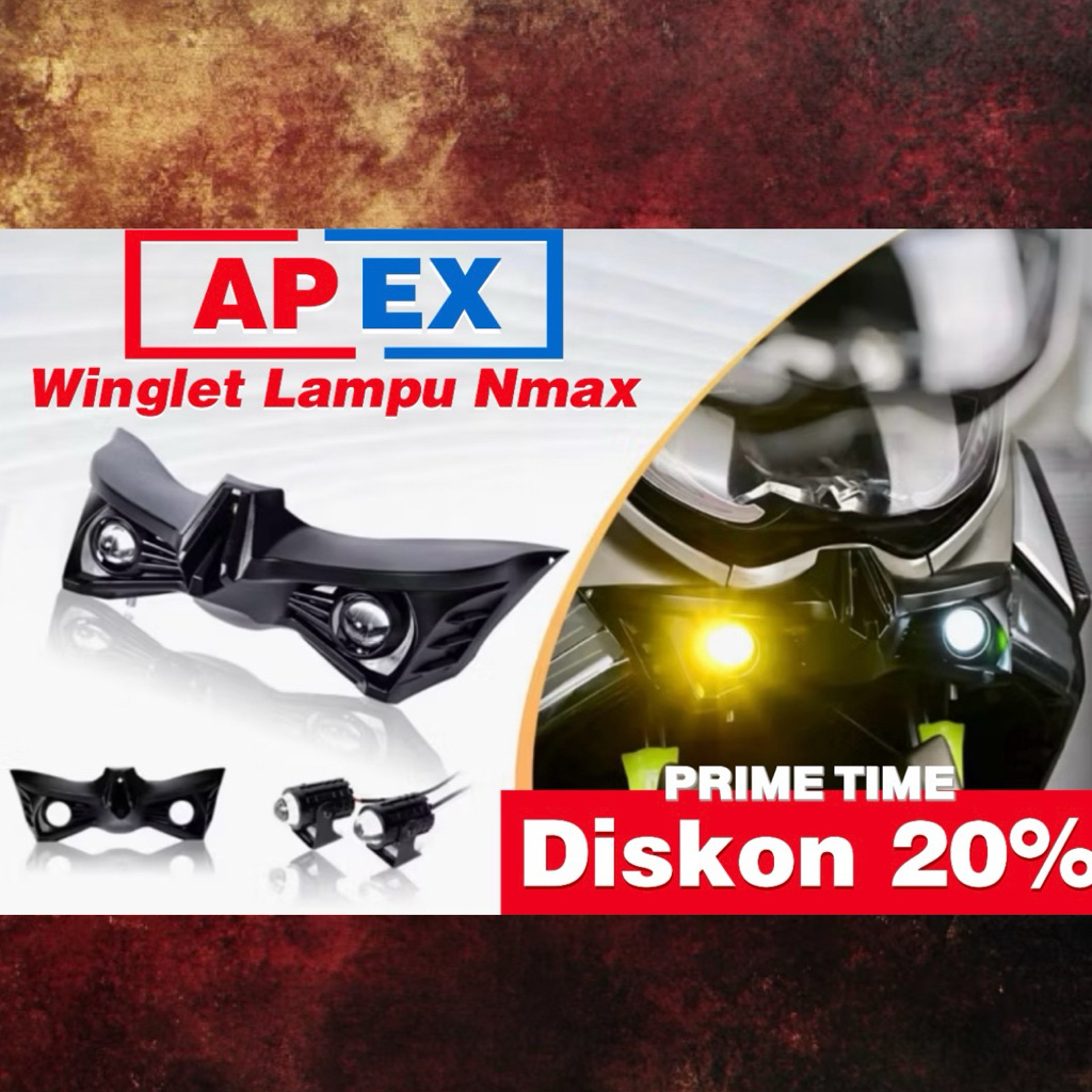 Winglet Cover Nmax Old 155 2015-2019 | Casing Lampu Depan Nmax Lama Tanpa Lampu