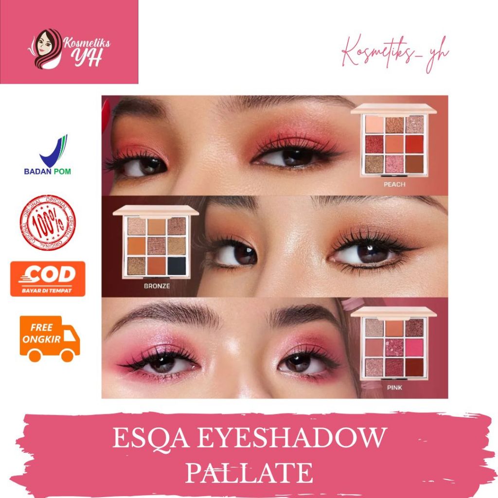 ESQA GODDESS EYESHADOW PALETTE ATAU EYESHADOW ESQA PALETTE