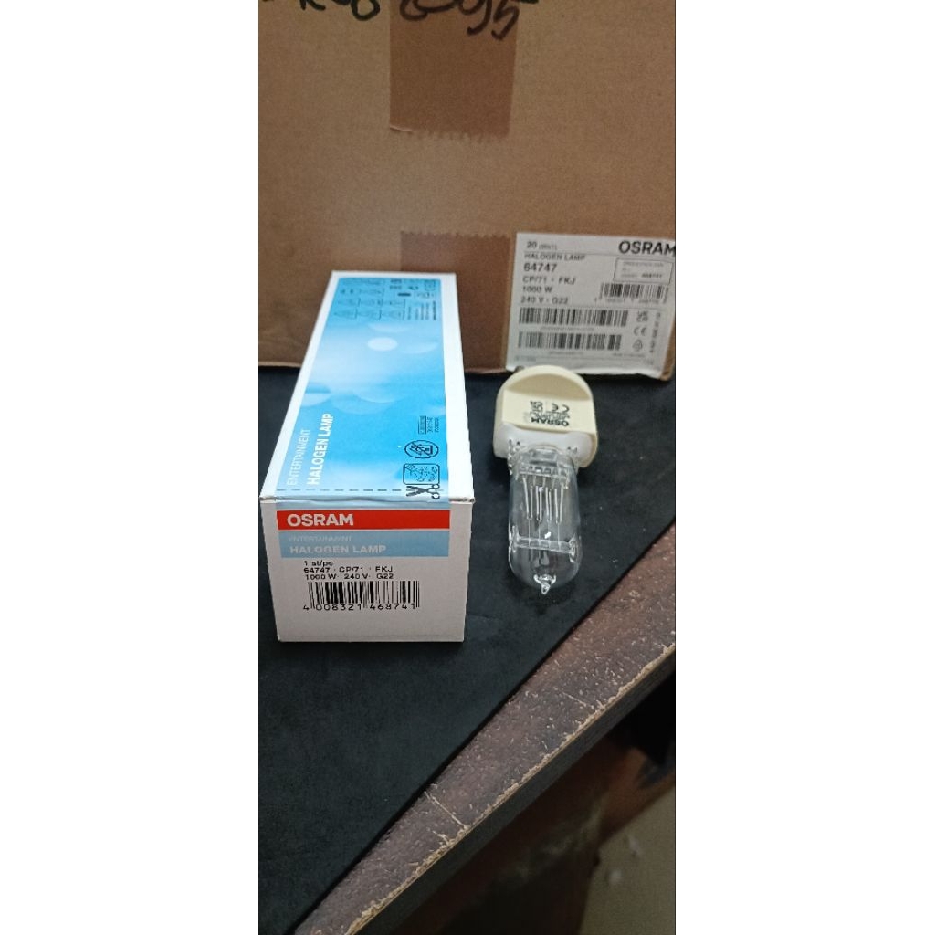Osram Lampu Halogen FKJ 64747 CP/71 1000W 230V G22