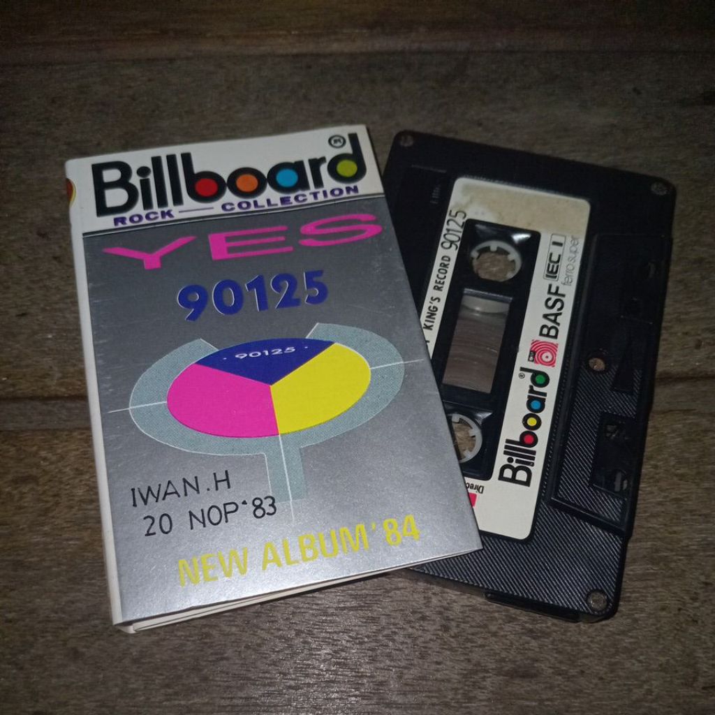 Kaset Billboard Rock Collection Yes 90125 New Album '84/Billboard Records