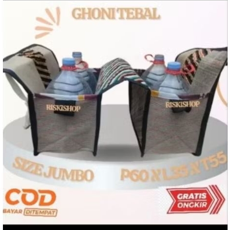 Tas Barang/Tas Obrok/Tas Kurir Bahan Kain Goni Tebal Dijamin Kuat