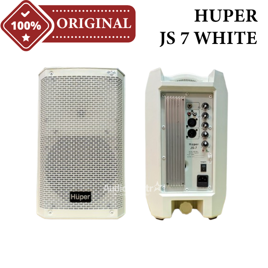 Speaker Aktif 8 Inch HUPER JS7 | JS 7 Warna Putih White Terbaru Original