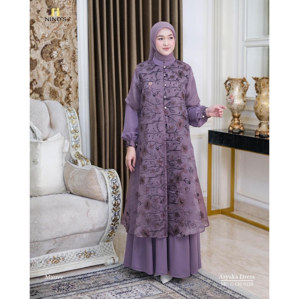 Ninos Asyaka / Gamis Ninos Design / Dres Ninos Premium / Gamis Outer / Ninos Design Original