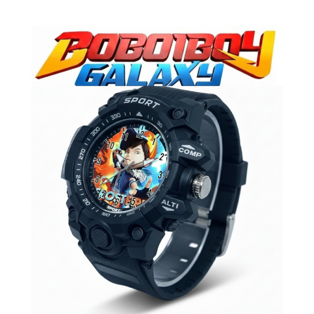 Jam Tangan Karakter Boboiboy Halilintar
