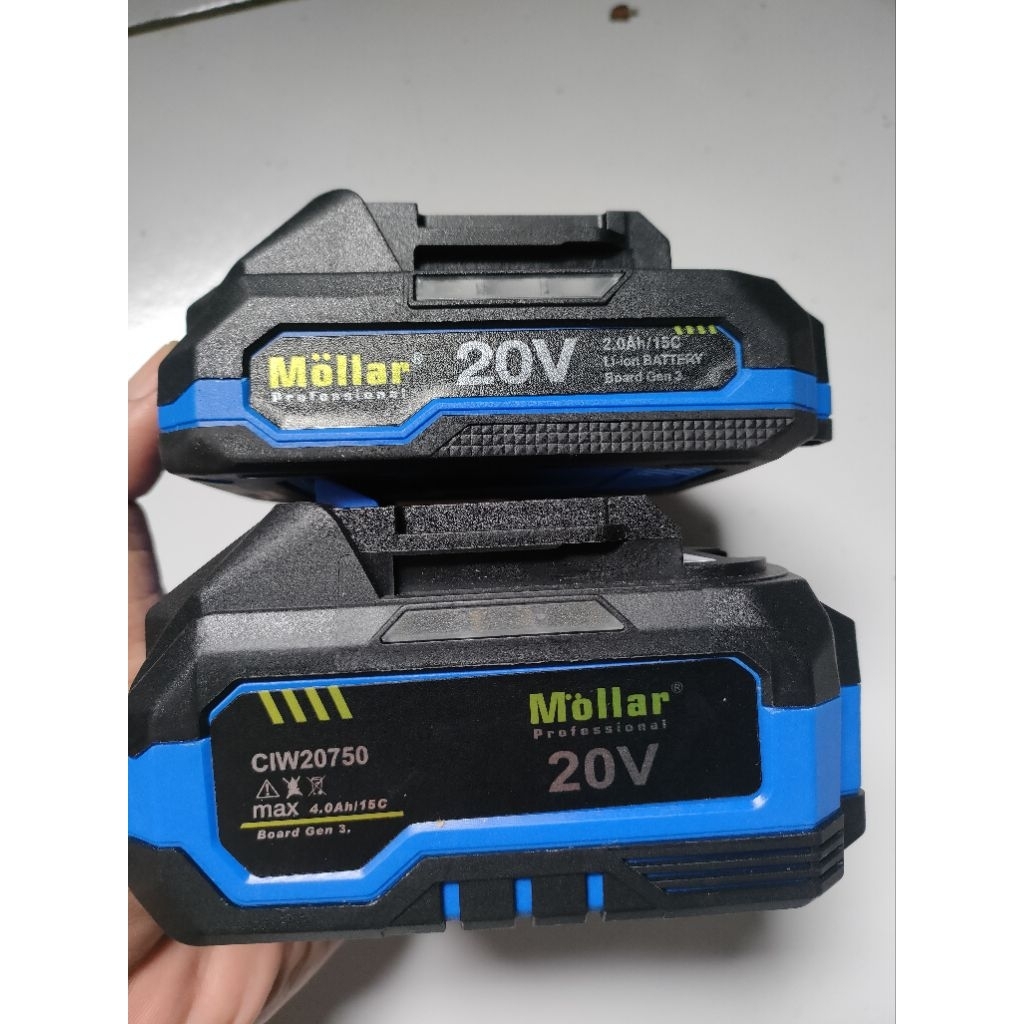 (Stok Kosong) Baterai Mollar gen 3 20v LXT