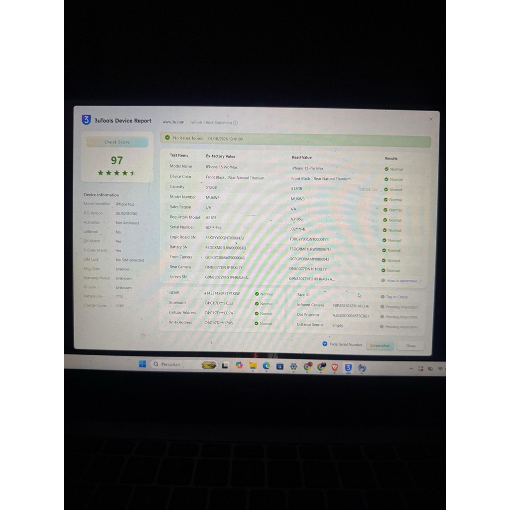 iphone 15 promax 512 GB lock icloud