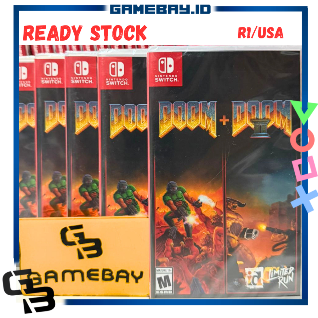 NIntendo Switch Doom + Doom 2 Bundle