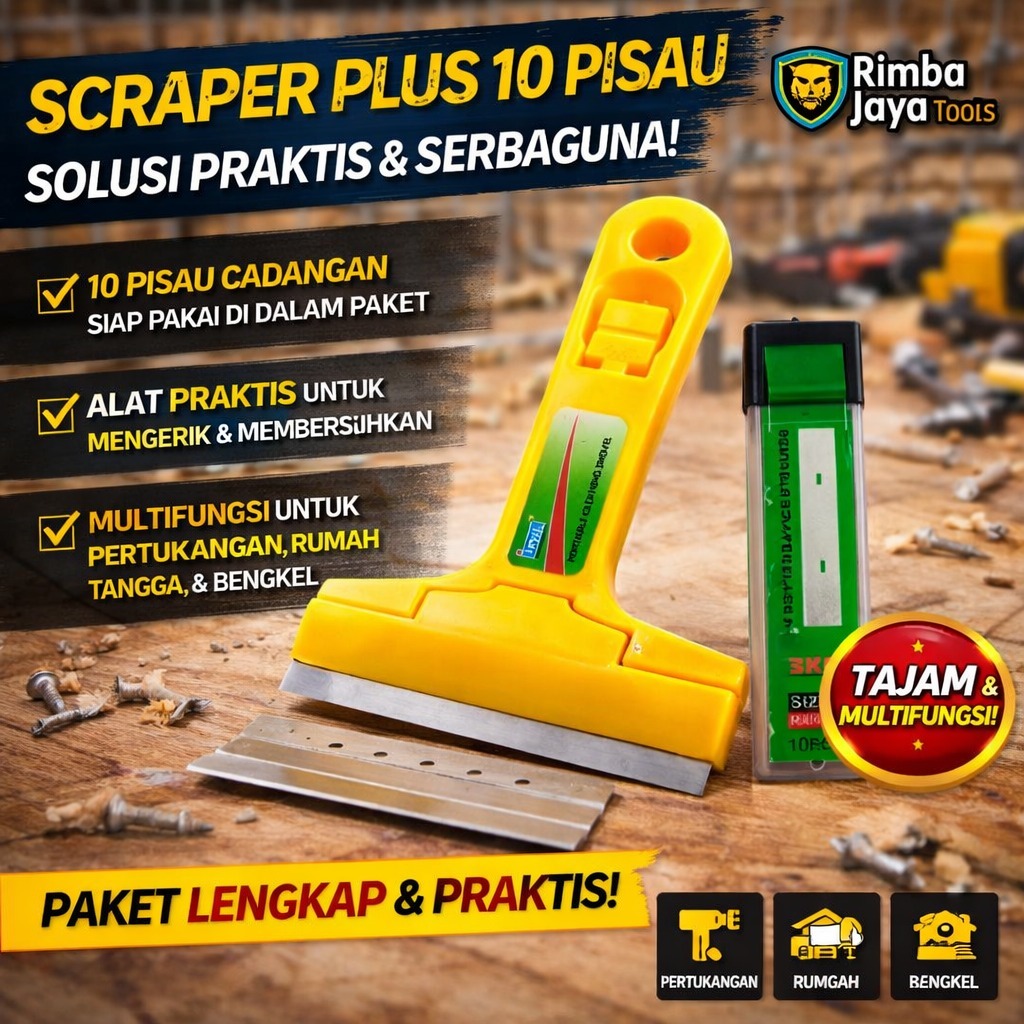 IGM scraper kape pengkikis pengupas cat dinding keramik sticker