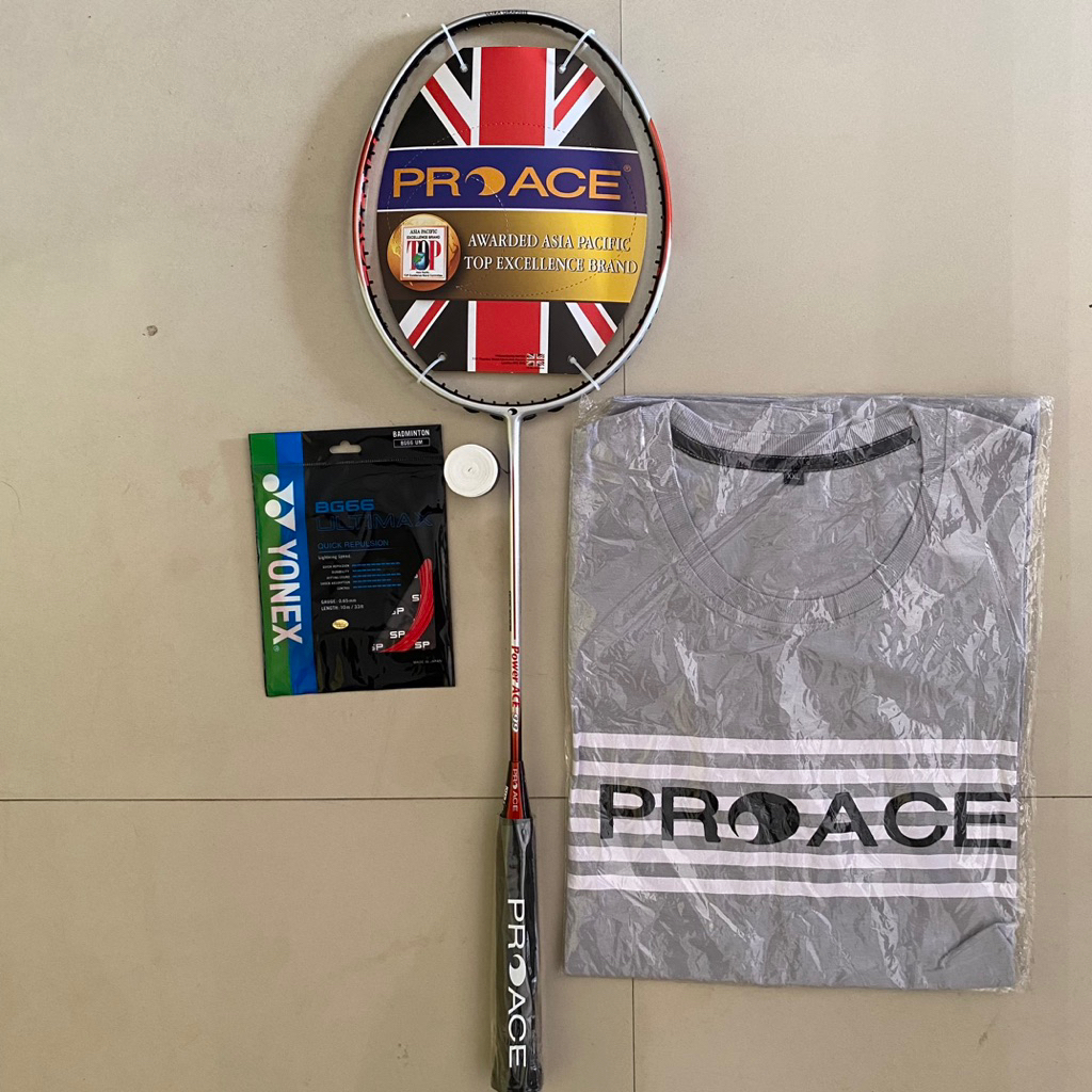 Raket Badminton Pro Ace Power Ace 99 (Free Kaos+Senar+Grip)