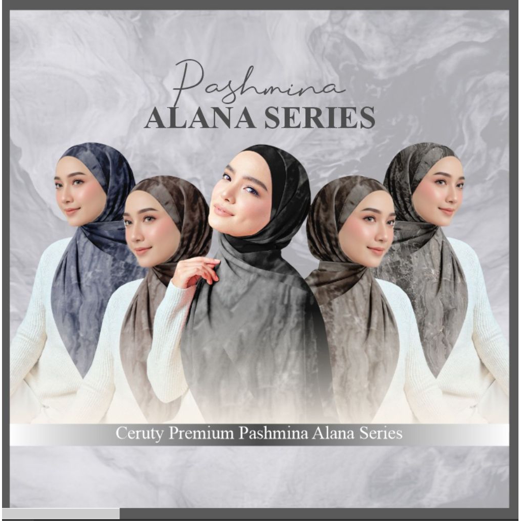 HIJAB AULIA PASHMINA ALANA//HIJAB PASHMINA MOTIF//PASHMINA