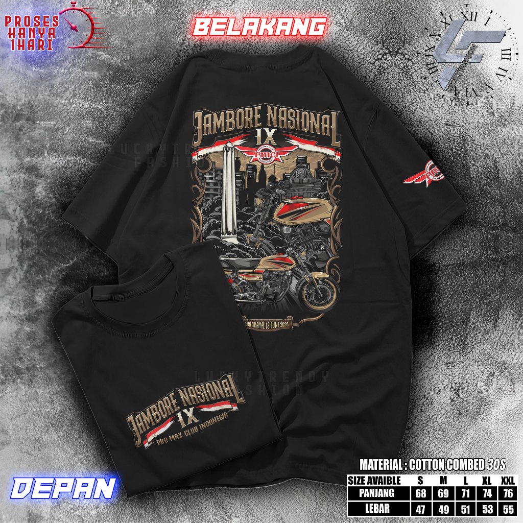 kaos jamnas PMCI IX jamnas Jambore nasional PMCI surabaya