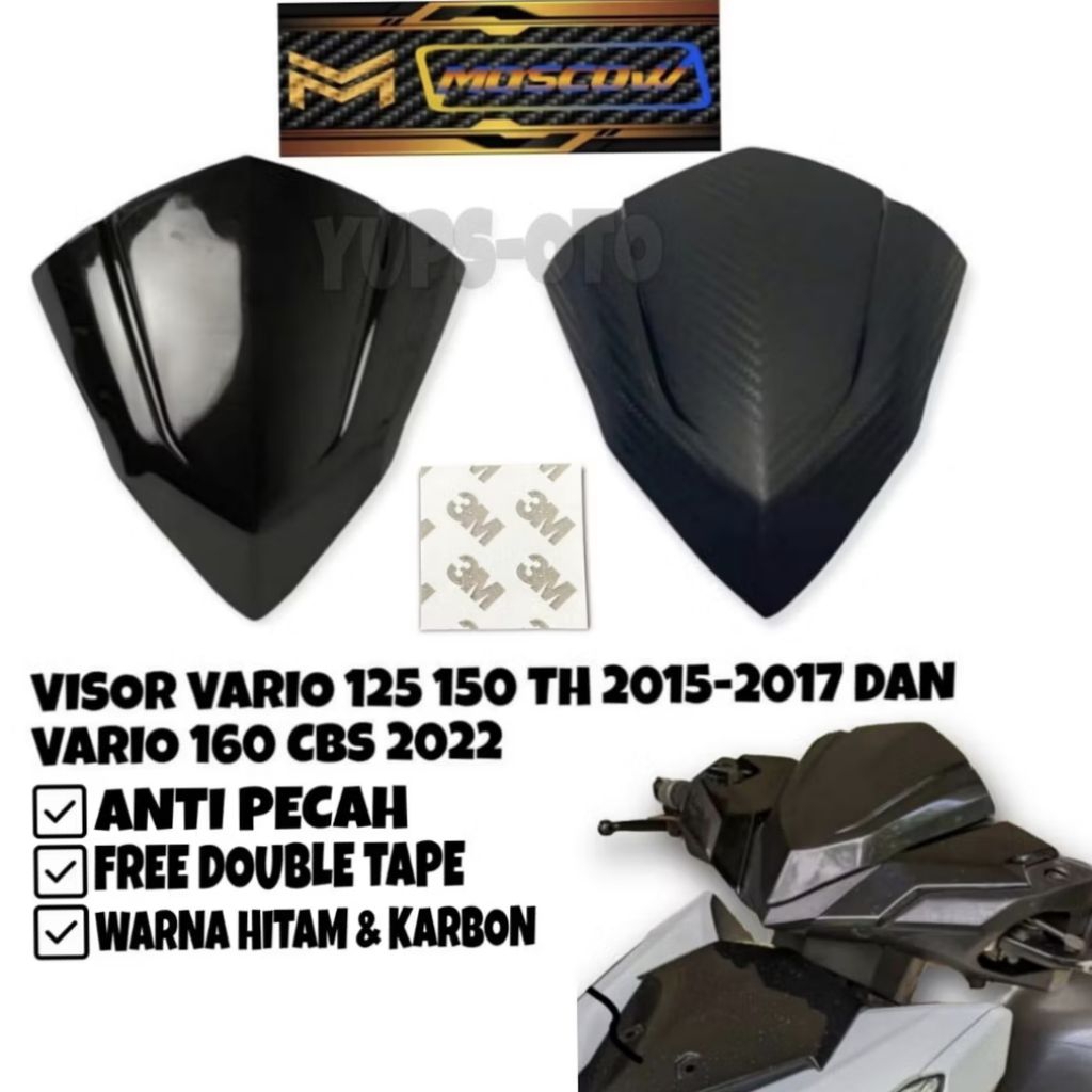 VISOR VARIO 125 ALL NEW DAN VARIO 150 LED ESP OLD NEW 2015 2016 2017 2018 2019 2020 VARIO 160 TIPE C