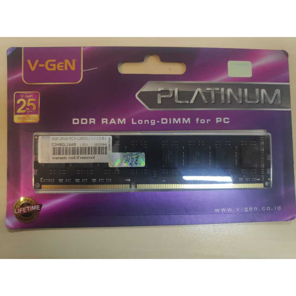 VGEN DDR3 RAM 8GB PLATINUM