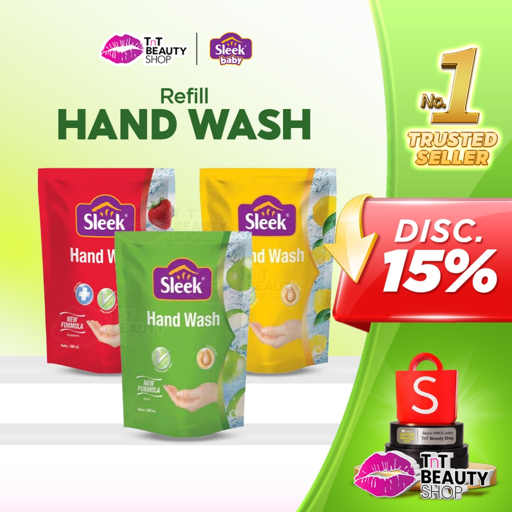 SLEEK Hand Wash Refill 400ml | TnT Beauty Shop